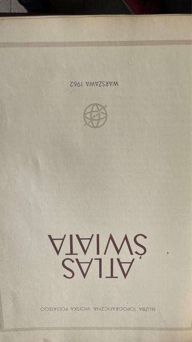 Atlas świata z 1962r