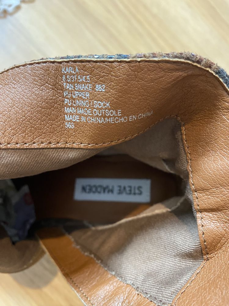 Buciki botki marki Marka:  Steve Madden rozmiar 38