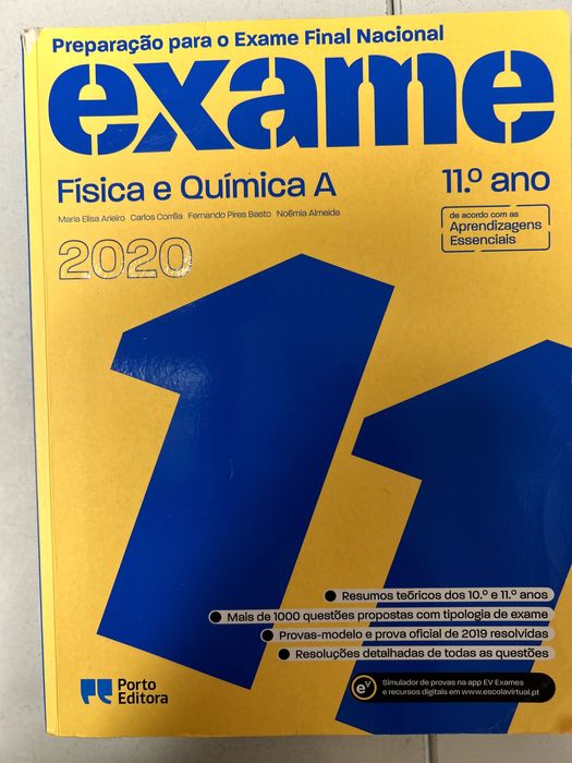 Livro preparação exame Física e Química 11º ano