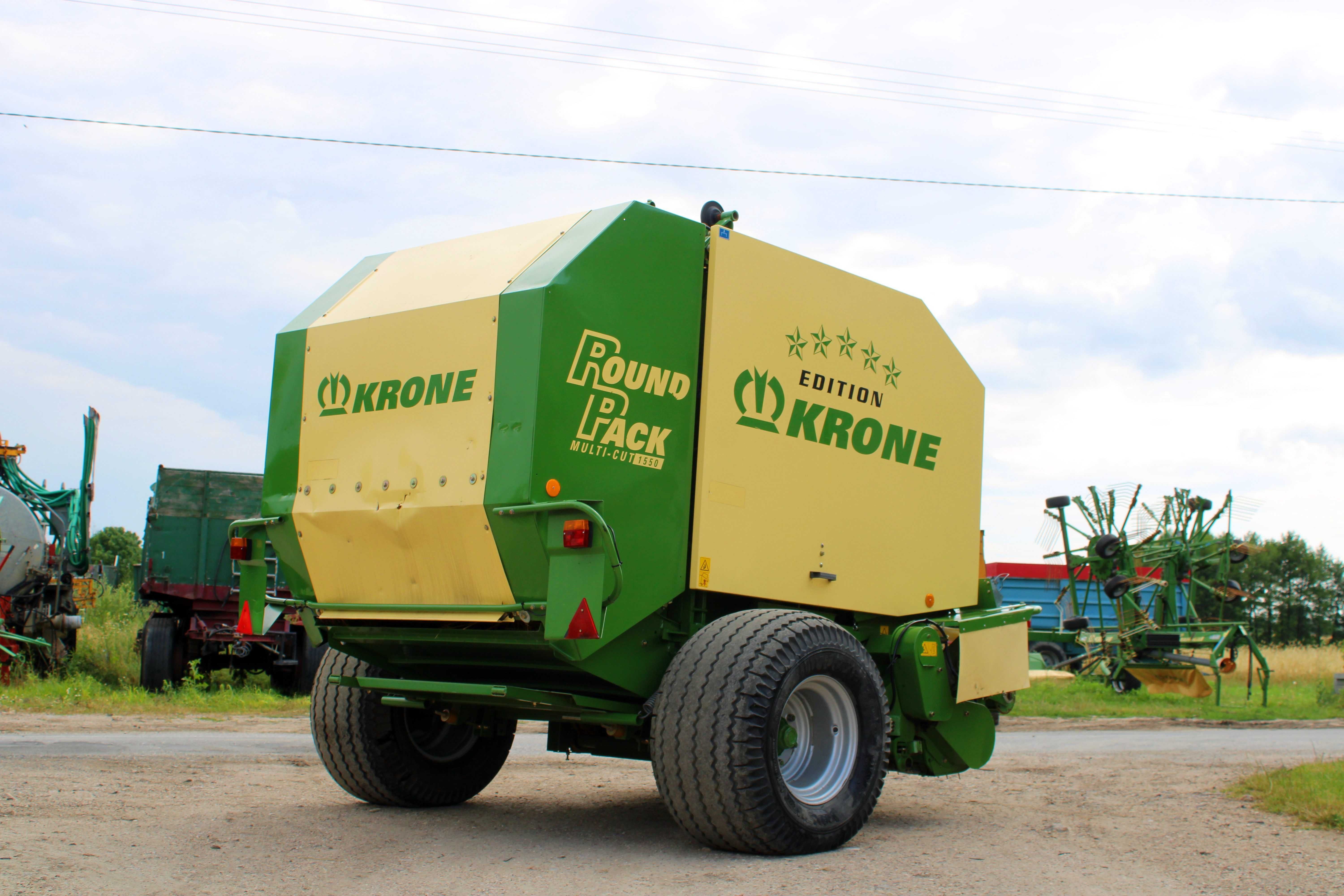 Prasa Rolująca KRONE Round Pack multi cut 1550 jak NOWA super STAN !!