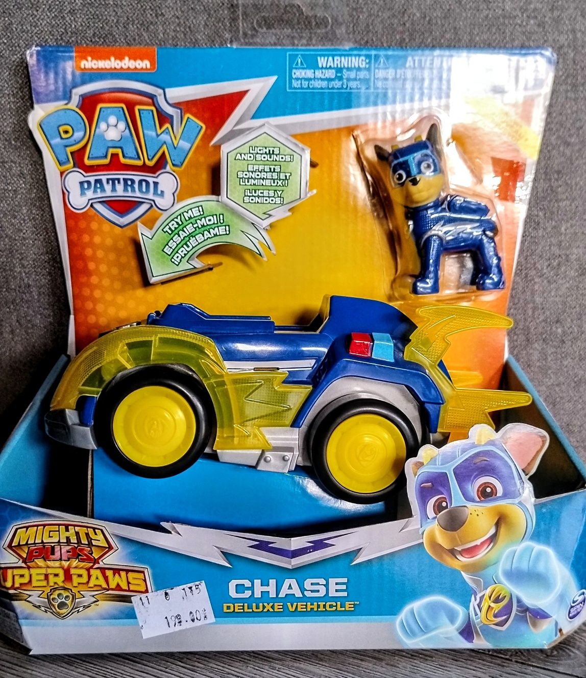 NOWY zestaw Psi patrol kosmopieski Chase Mighty deluxe edyc.limitowana