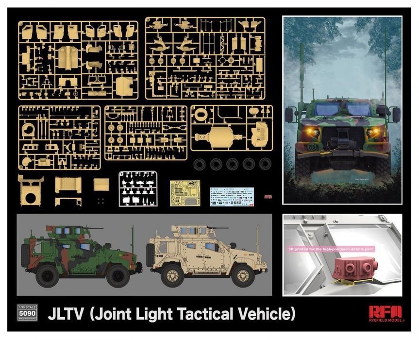 RFM-5090 JLTV (Joint Light Tactical Vehicle) 1/35 model do sklejania