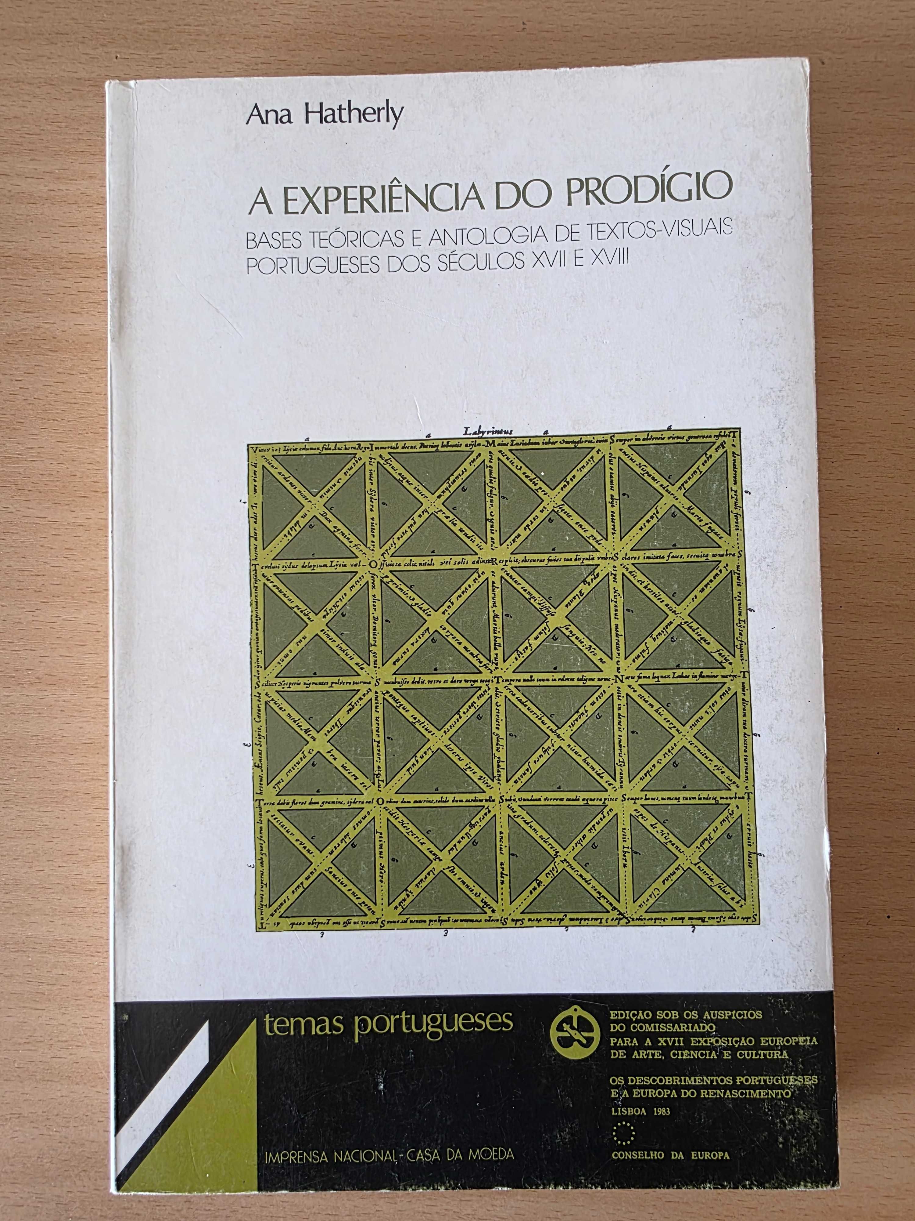 Livro "A Experiência do Prodígio" de Ana Hatherly