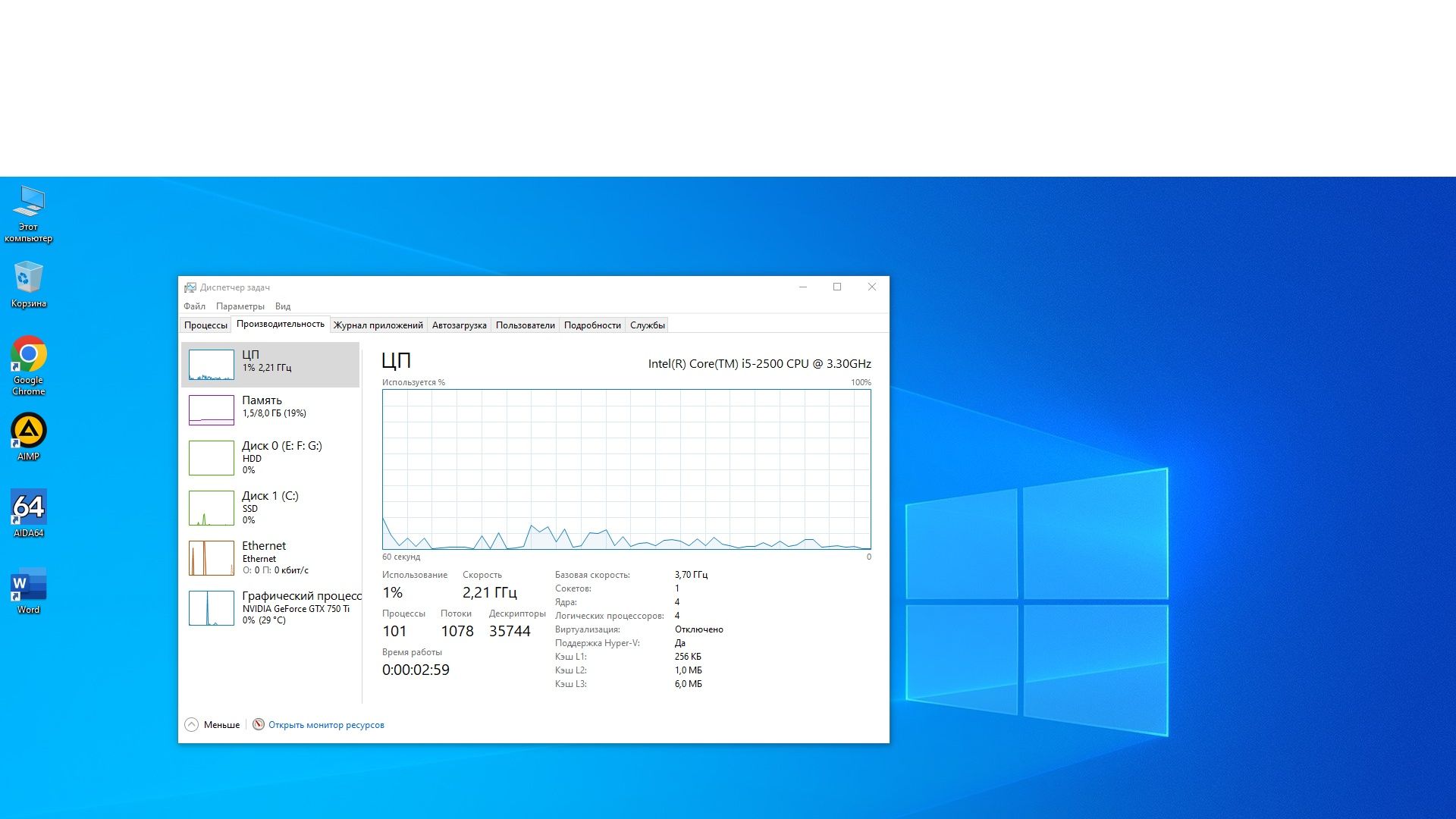 Пк i5-2500, 8gb, Nvidia 750 ti