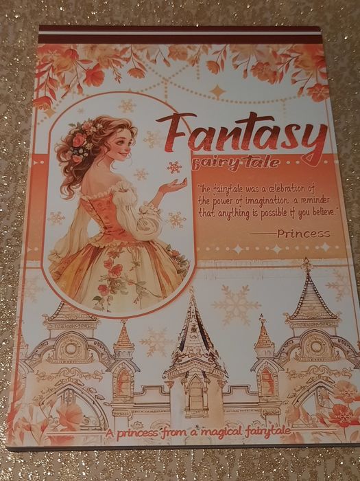 20 páginas repletas de autocolantes temáticos, Princesas, jardin