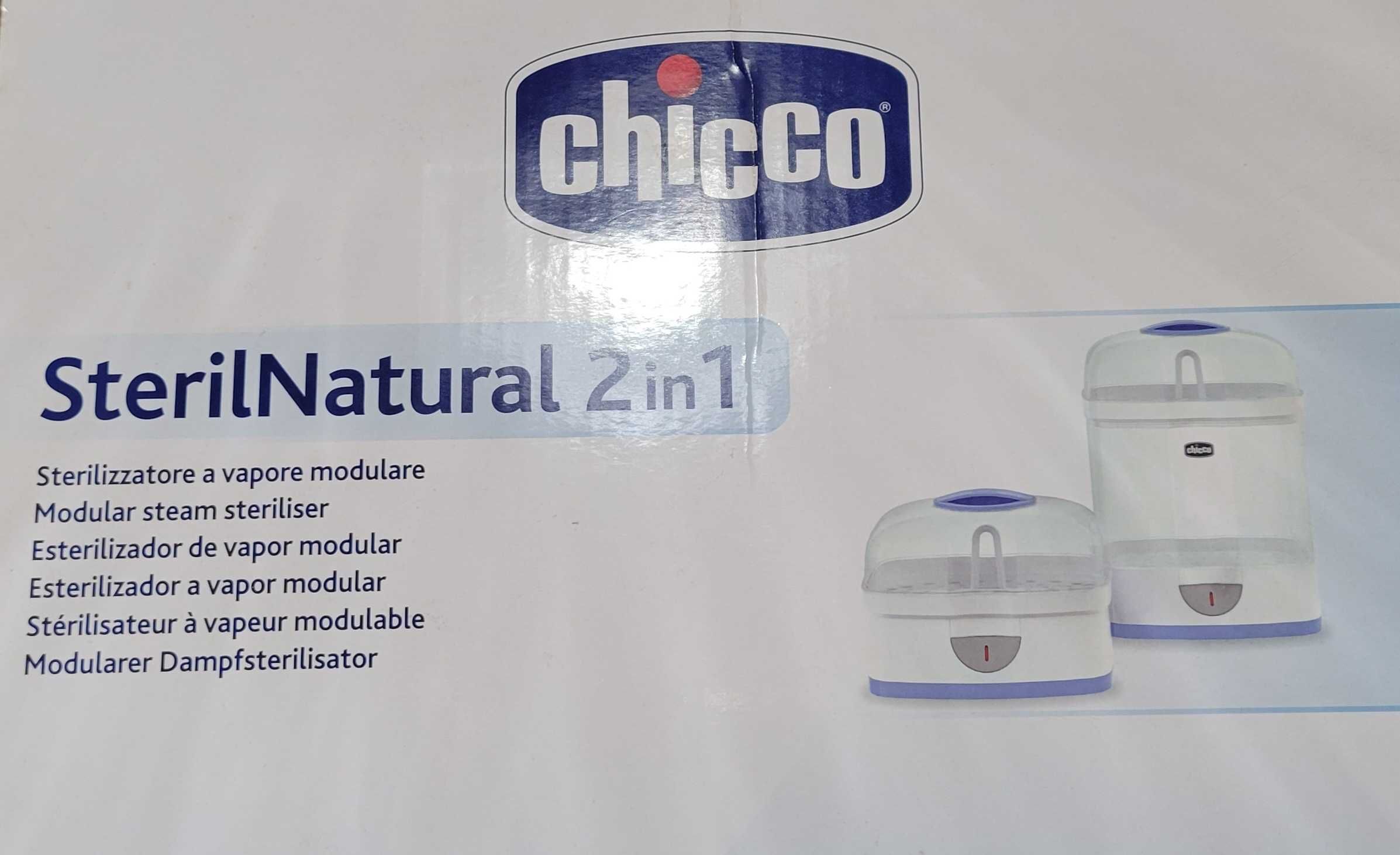 Esterilizador de biberões Chicco + Biberões