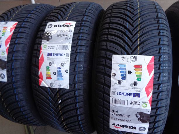 Nowy model 205/55R16 KLEBER Quadraxer 3 , Całoroczne , Warto , ANDAR