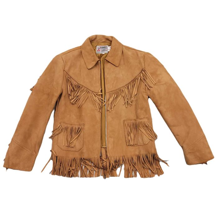 K Bar Z Ranchwear Western Indian Country skórzana damska cowboy kurtka