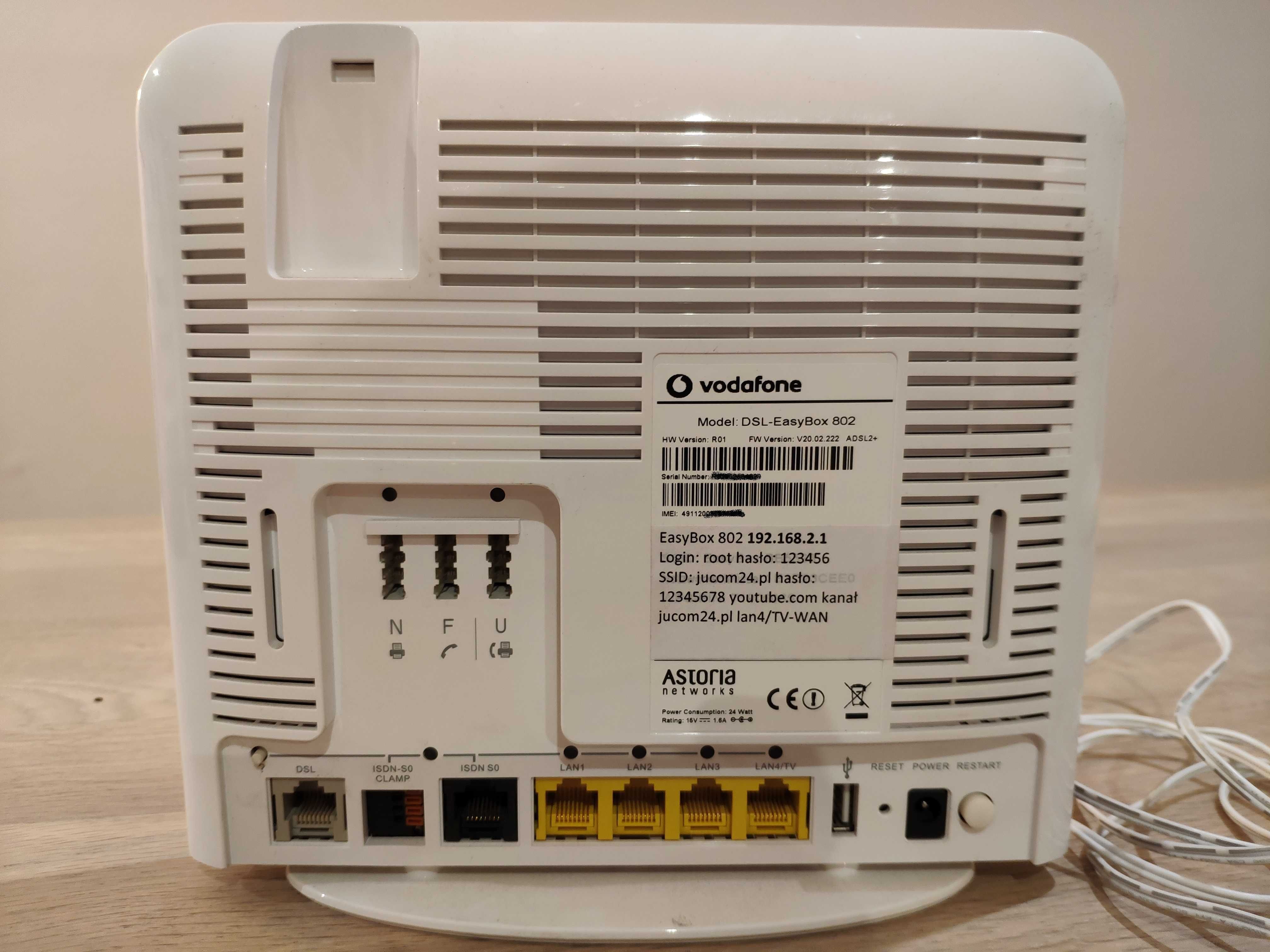 Router DSL-EasyBox 802 HOTSPOT 4G LTE