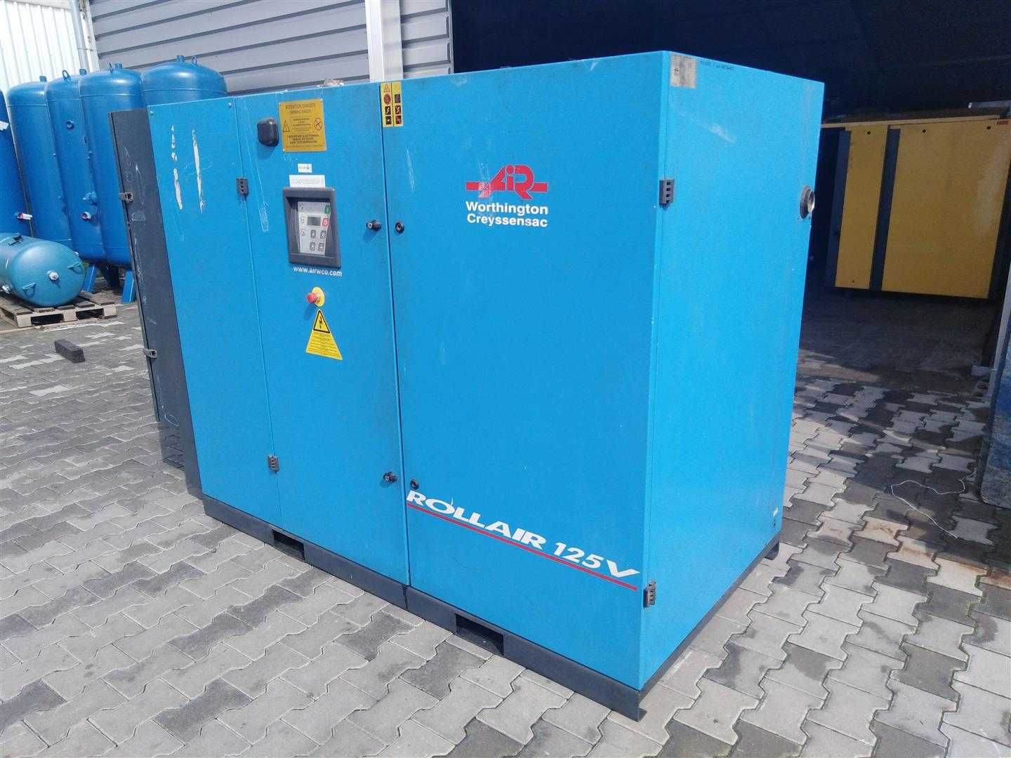 SPRAWNA!!! Sprężarka WORTHINGTON RLR125 V7AIR 90kW 15.06m³/min S010565