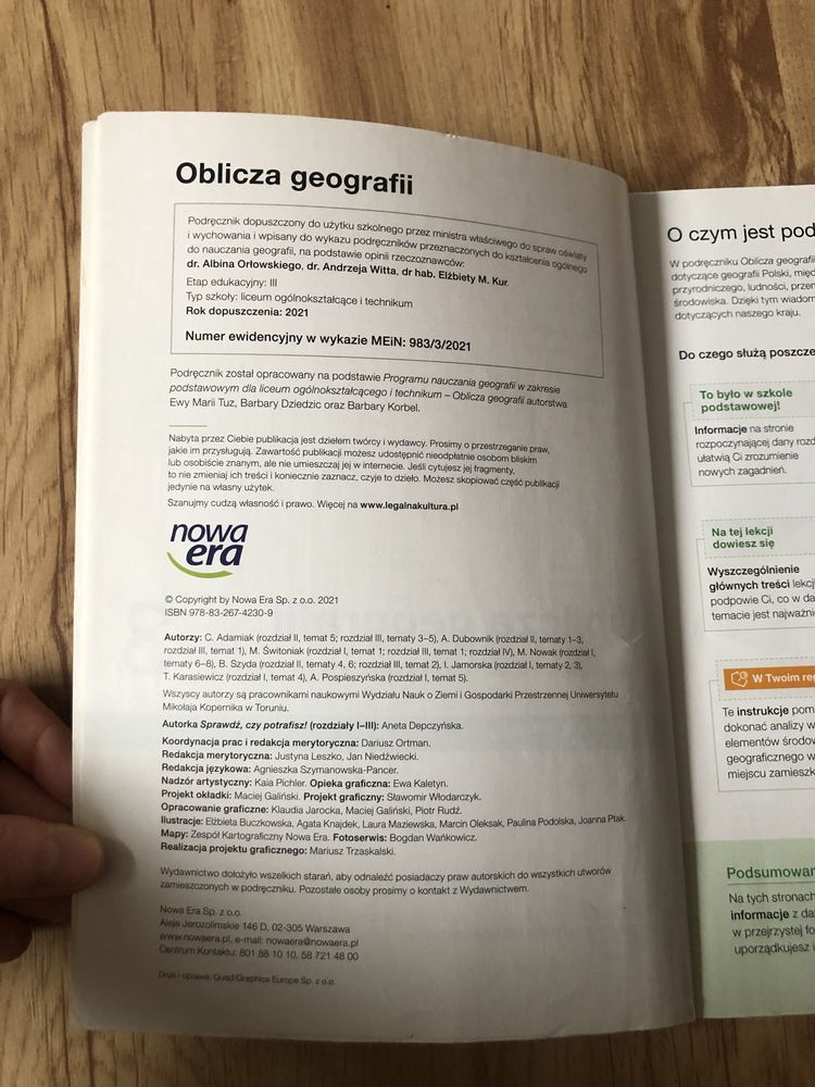 Oblicza geografii 3 poziom podstawowy podstawa
