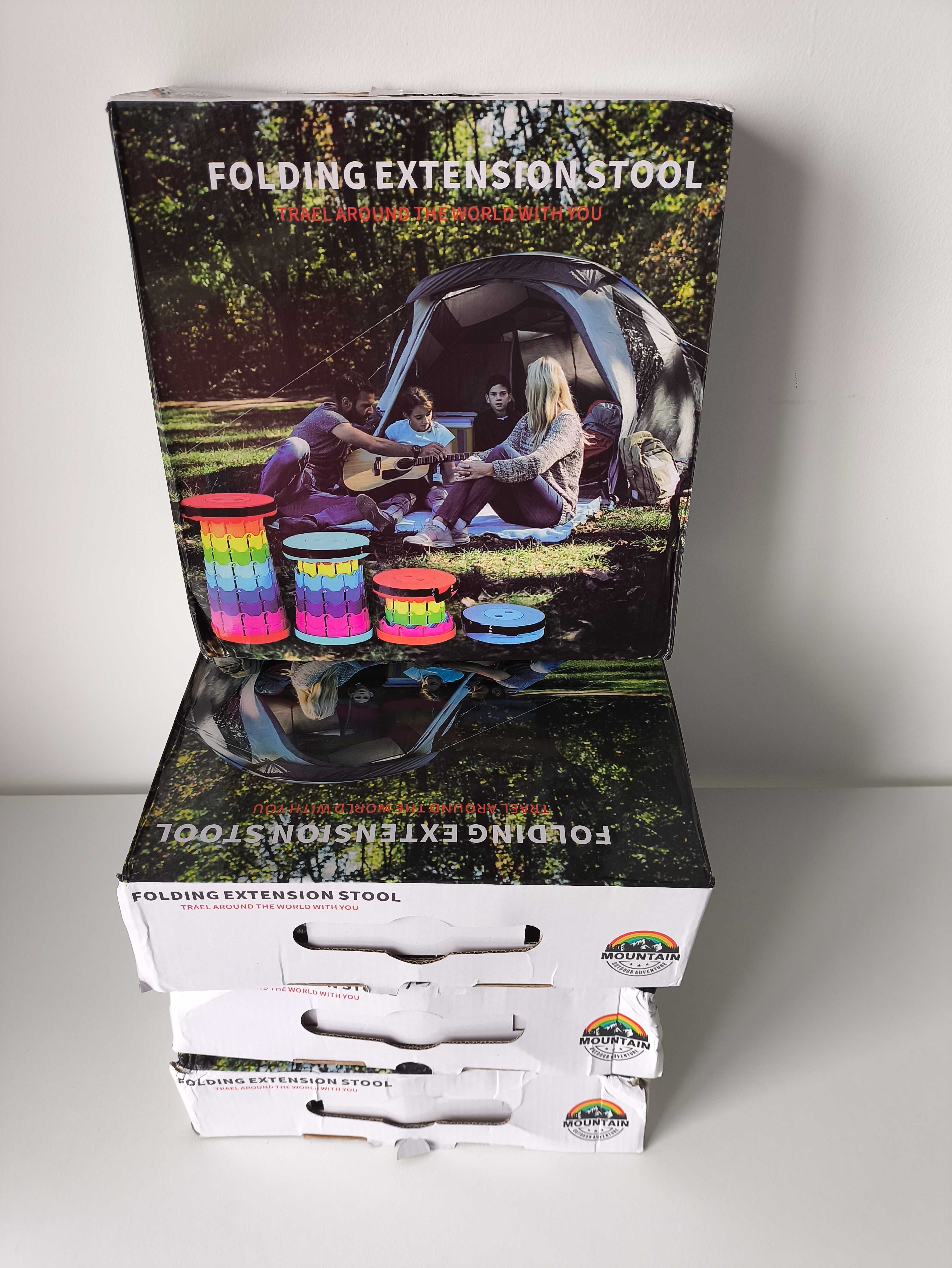 Folding extension stool (4 items)