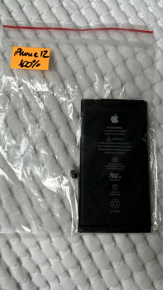 Bateria iPhone 12 oryginalna stan 100%