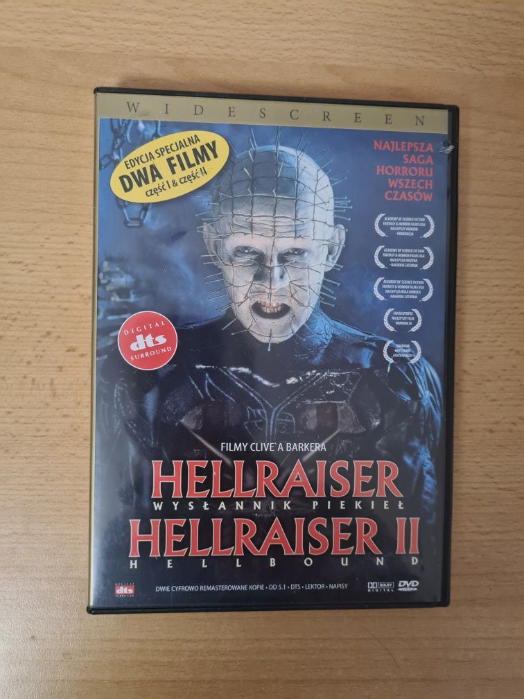 Wysłannik piekieł i Hellraiser II DVD część 1 i 2