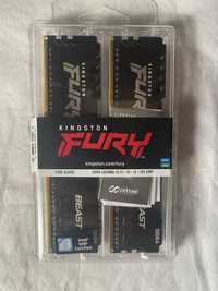 Оперативна память Kingston Fury DDR4 3200MHz 16гб