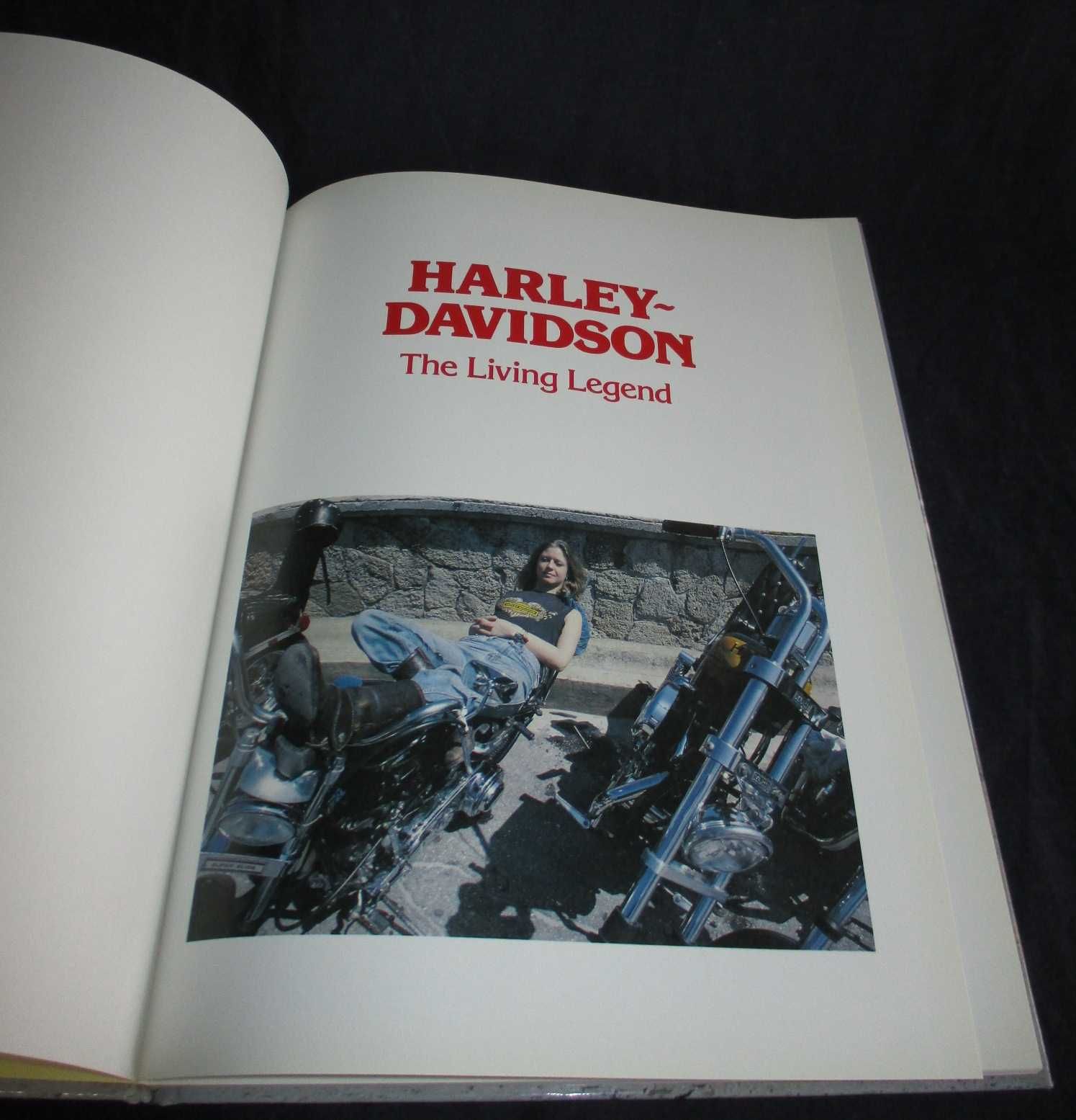 Livro Harley Davidson The Living Legend William Green