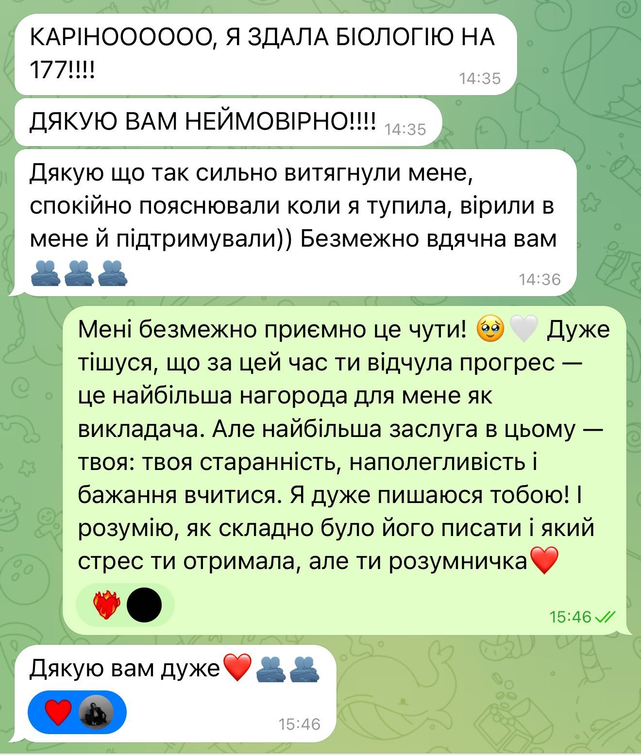 Репетитор з БІОЛОГІЇ та ХІМІЇ