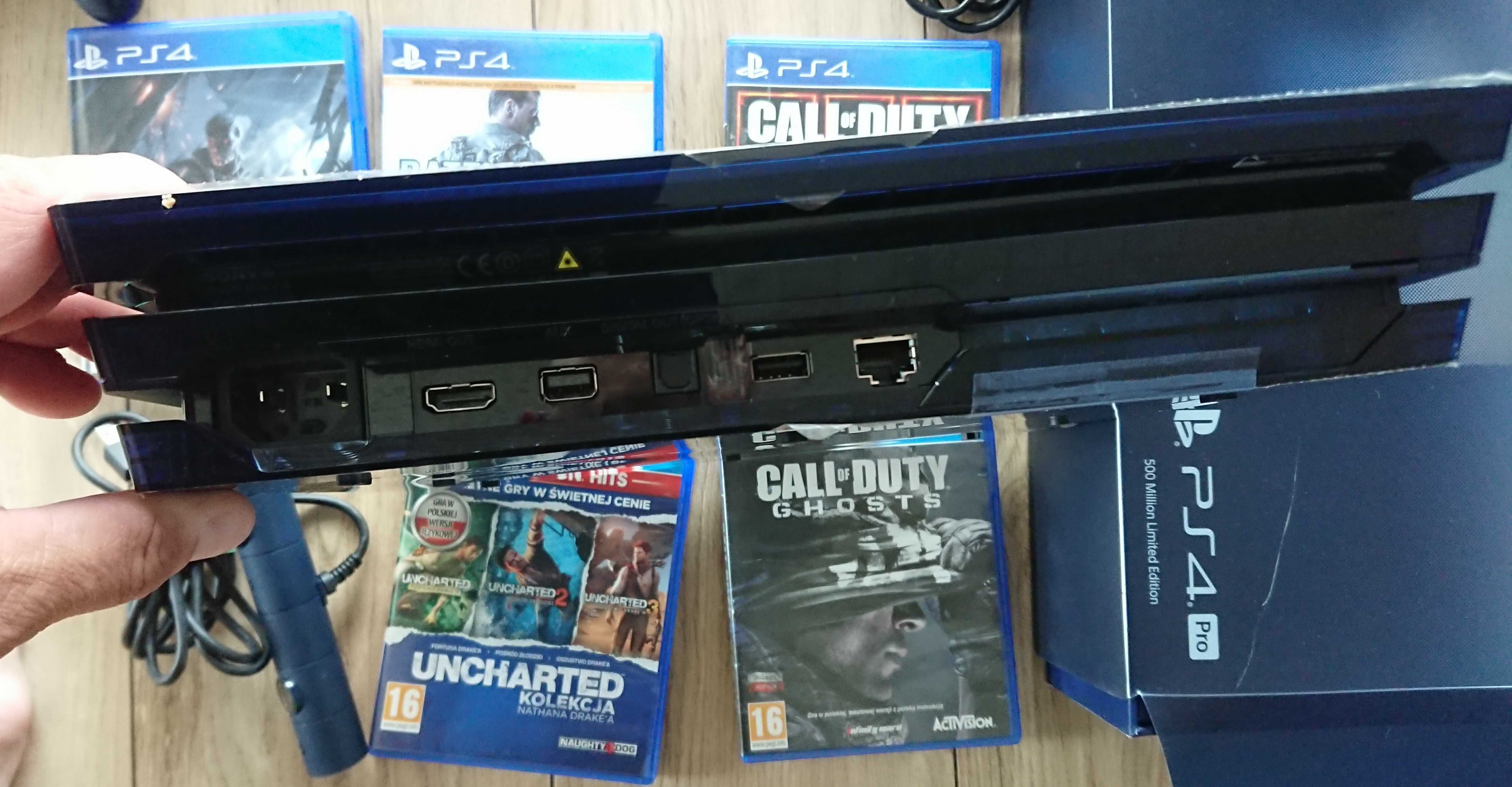 Sony Playstation 4 Pro 500 Million limited Edition 2TB + 5 gier