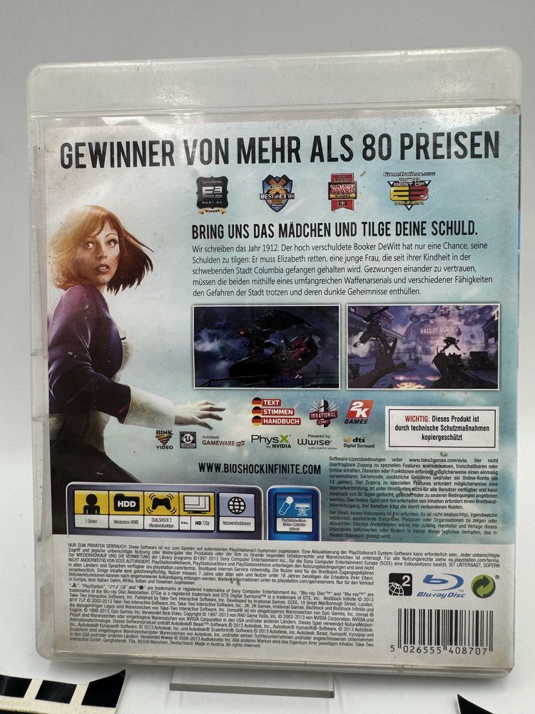 Gra Bioshock Infinite Ps3 Gwarancja