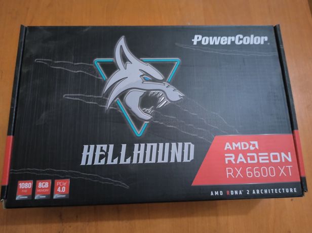 Amd PowerColor Radeon hellhound 6600xt ! Гарантия!