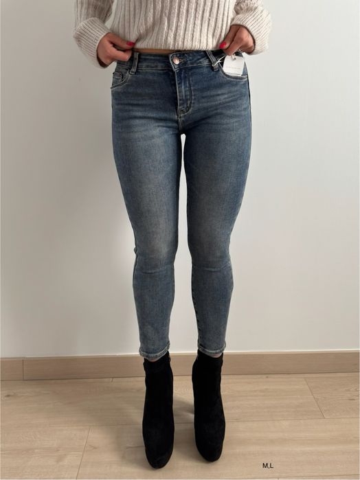 Jeansy skinny super elastyczne M,L