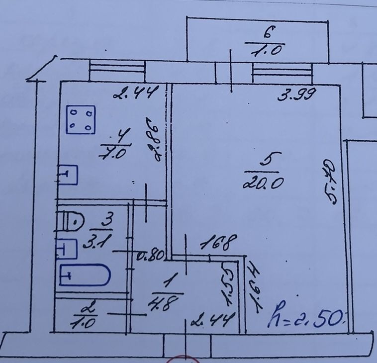 Продаж 1 кімнатної квартири на вул. Мазепи