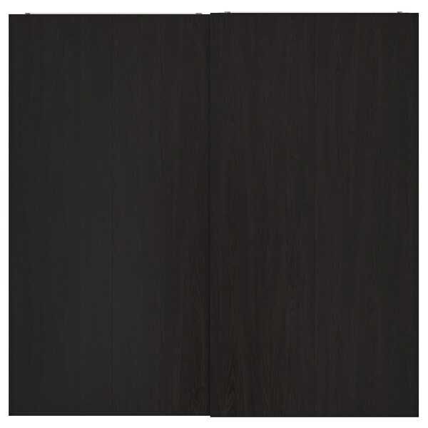 HASVIK
Par de portas deslizantes, castanho, 150x236 cm