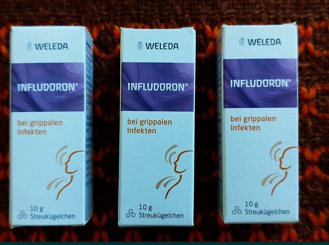 Globulki Weleda Infludron 3 x opakowanie