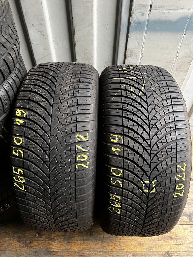 Dwie opony goodyear vector 4seasons gen-3 SUV 265/50/19 2022r.