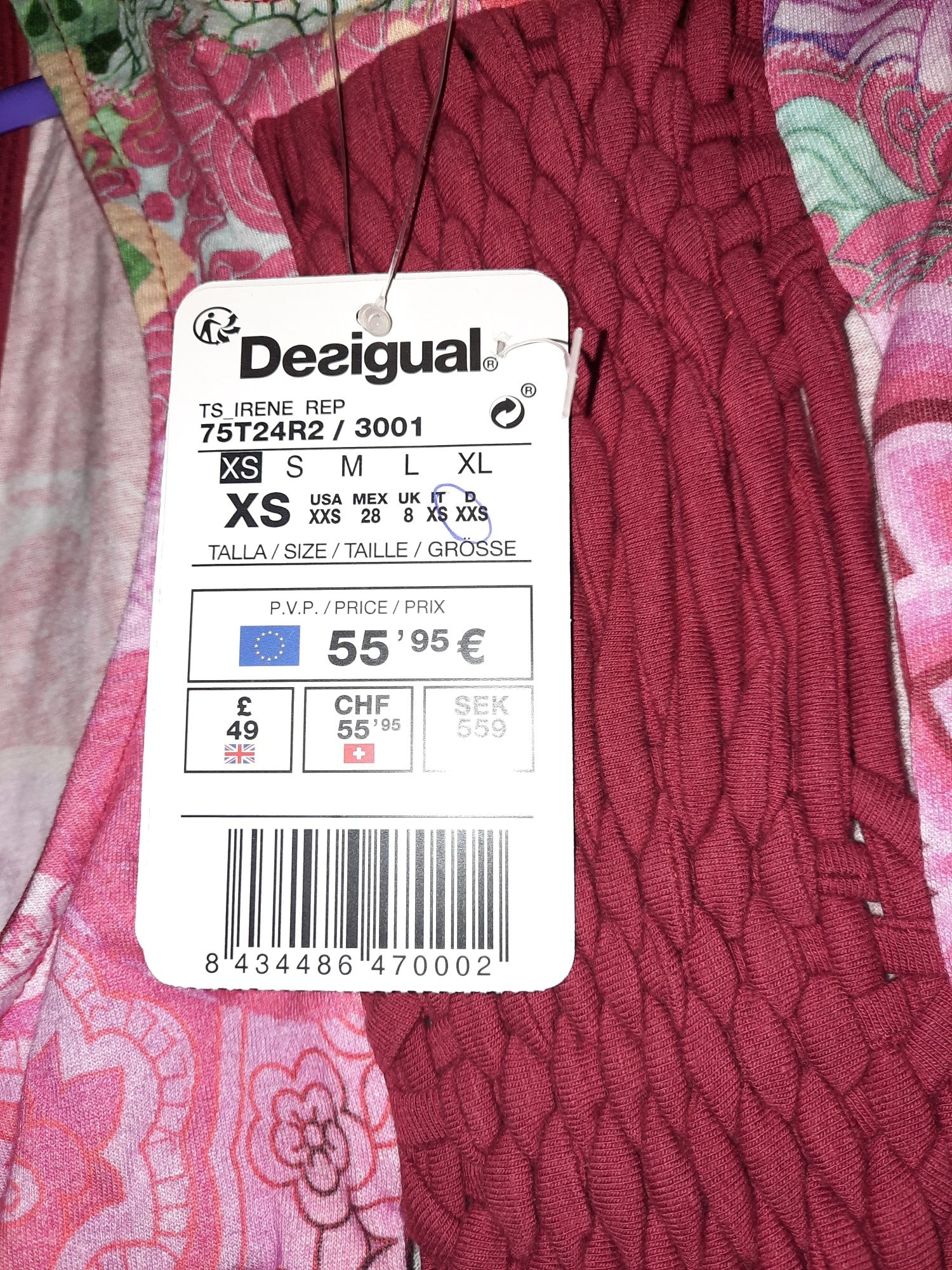 Desigual bluzka XS/S nowa z metkami