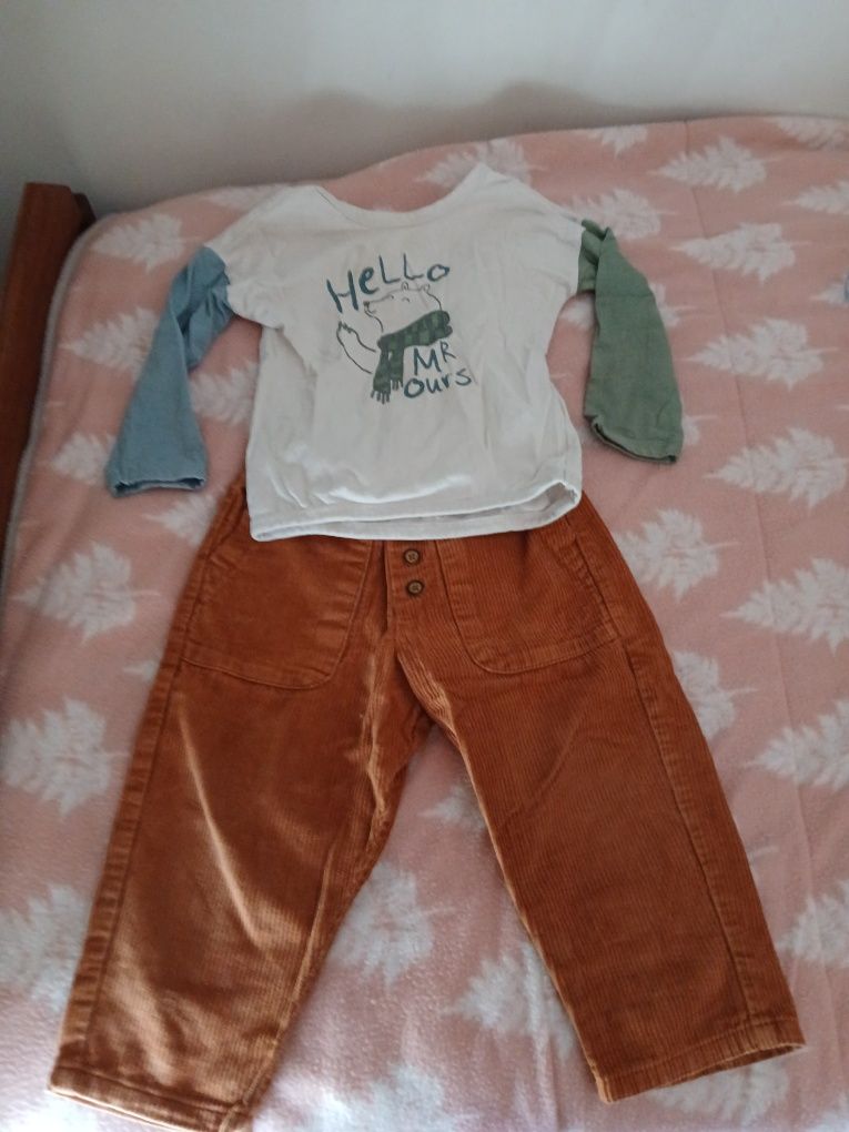 Roupa de criança dos 6 meses aos 3 anos . Bom estado e boas marcas