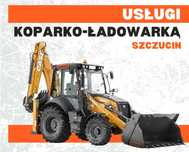 Usługi koparko-ładowarka /Roboty ziemne, Wyburzenia, Niwelacje, Wykopy