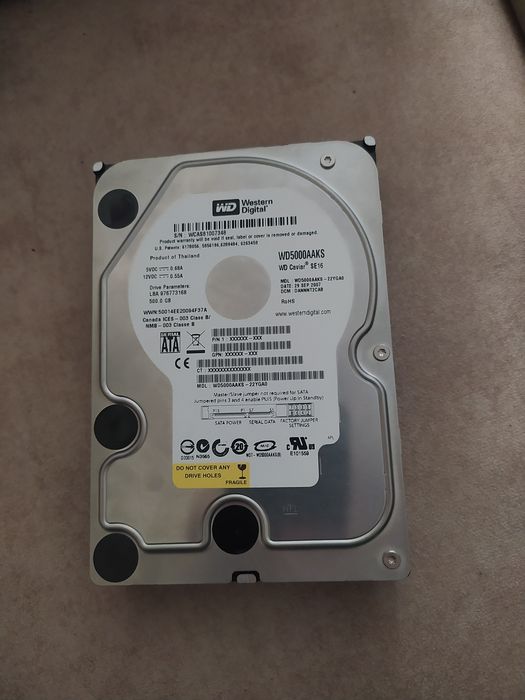Жорсткий диск WD WD5000AAKS 500GB