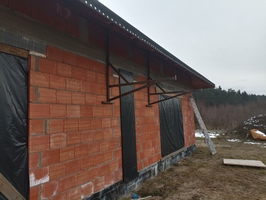 Rusztowanie ciesielskie z regulacją wysokości , grubość ścianki 3mm