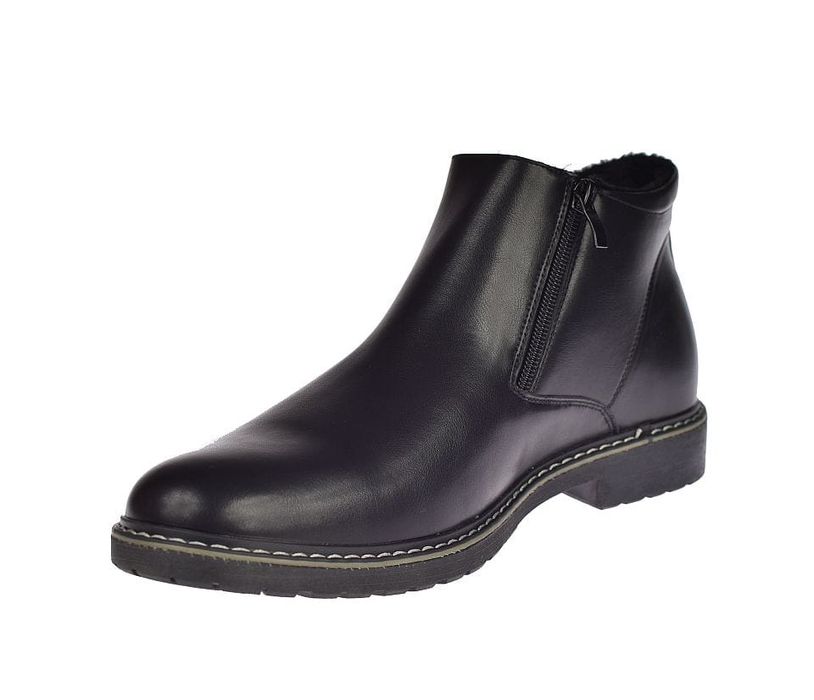 Buty męskie ocieplane botki na suwak sztyblety B-4-0707 rozm. 43
