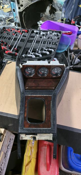 Tunel Środkowy Zegary Dodatkowe Drewno Audi 80 Cabrio Coupe