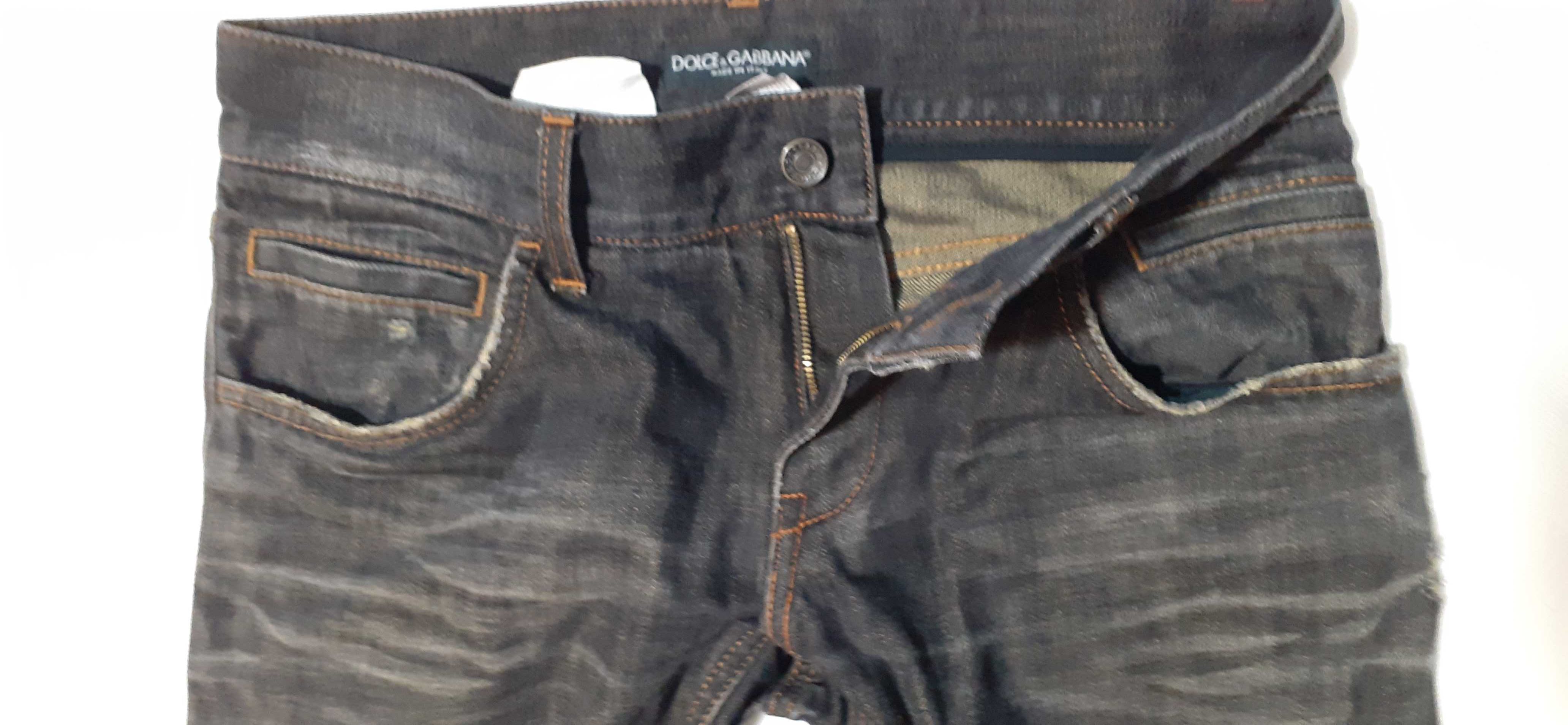 DOLCE & GABBANA M 44 damskie spodnie jeansowe denim