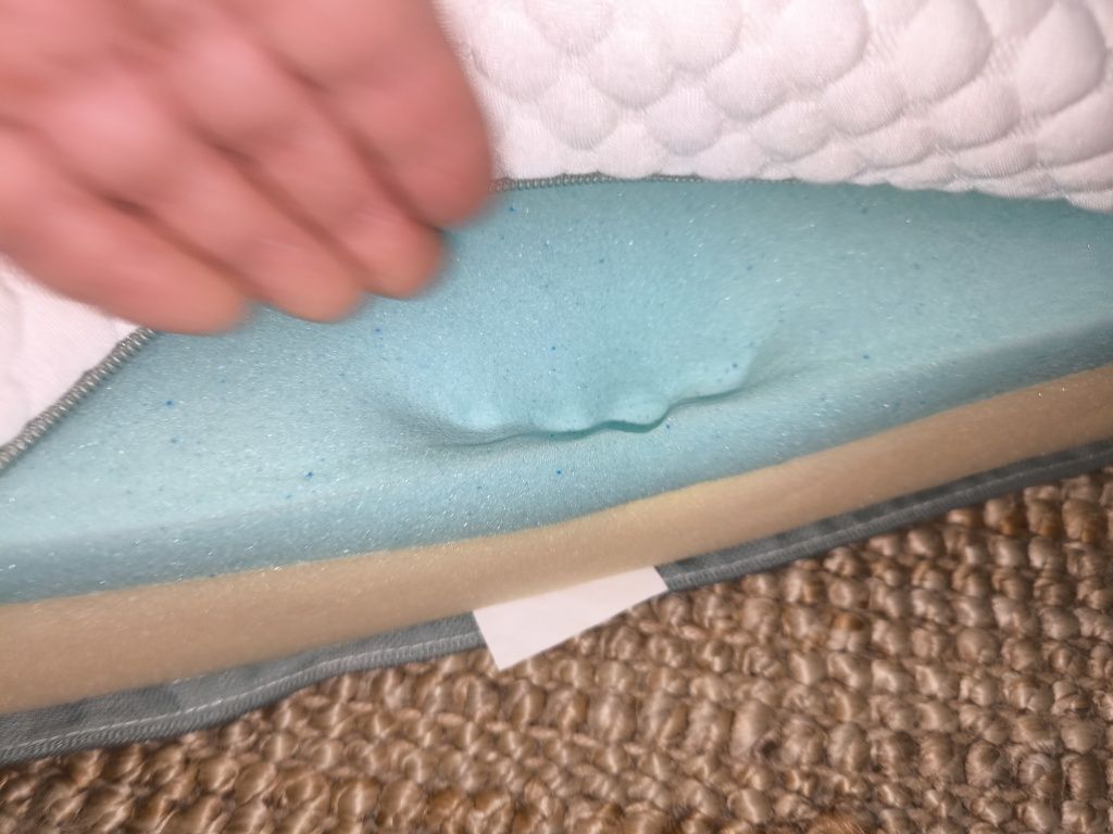 Firmowy materac Wellpur memery foam dostosowuje się do ciała megawygod