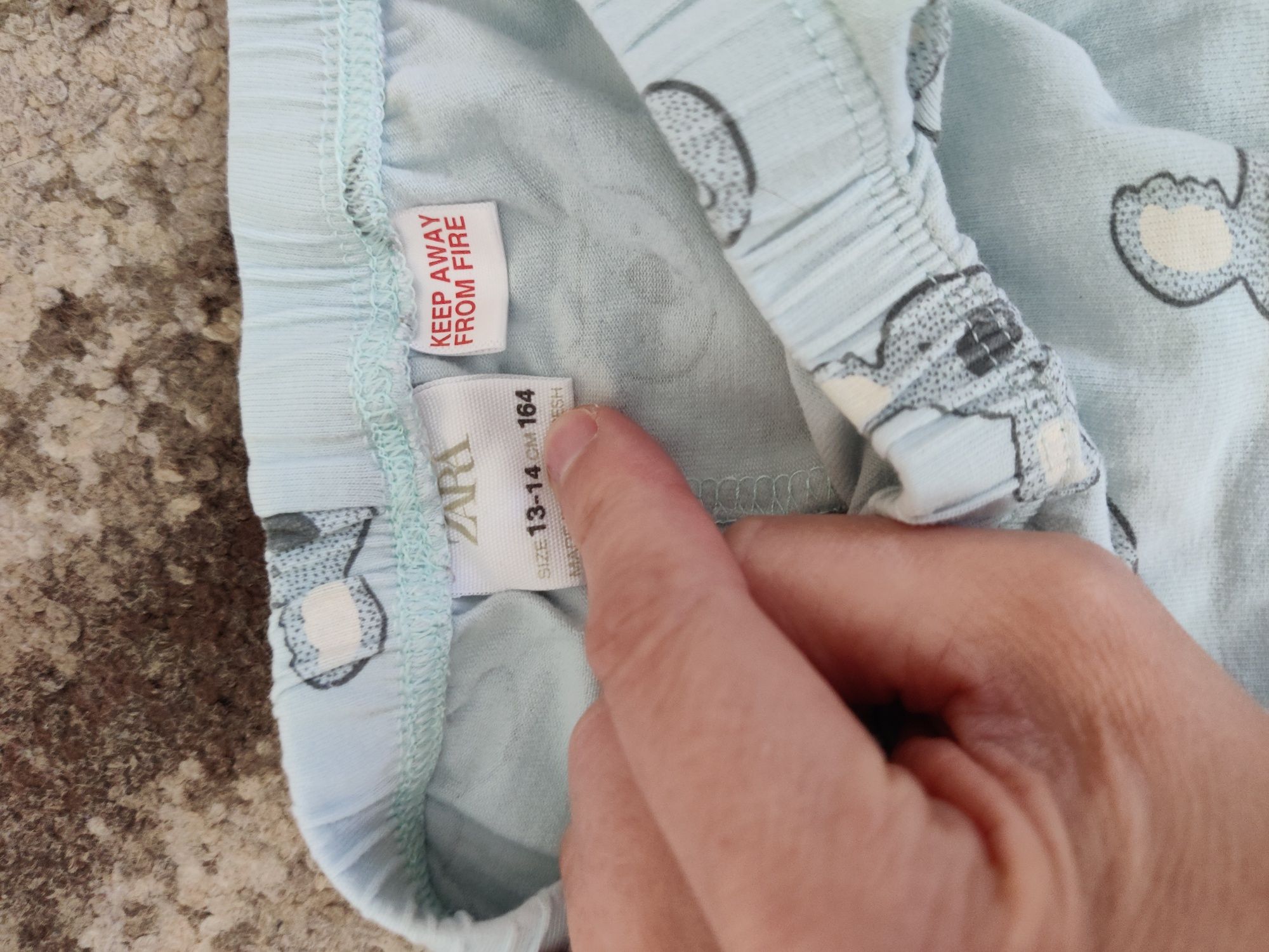 Dwie piżamy dwuczęściowe 146/152 H&M + 158/164 zara