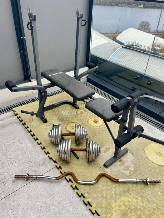 Гантелі Штанга Лавка Блини