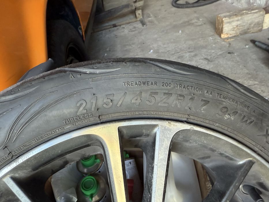 Alufelgi koła toyota subaru 5x100 17” cali lato zima