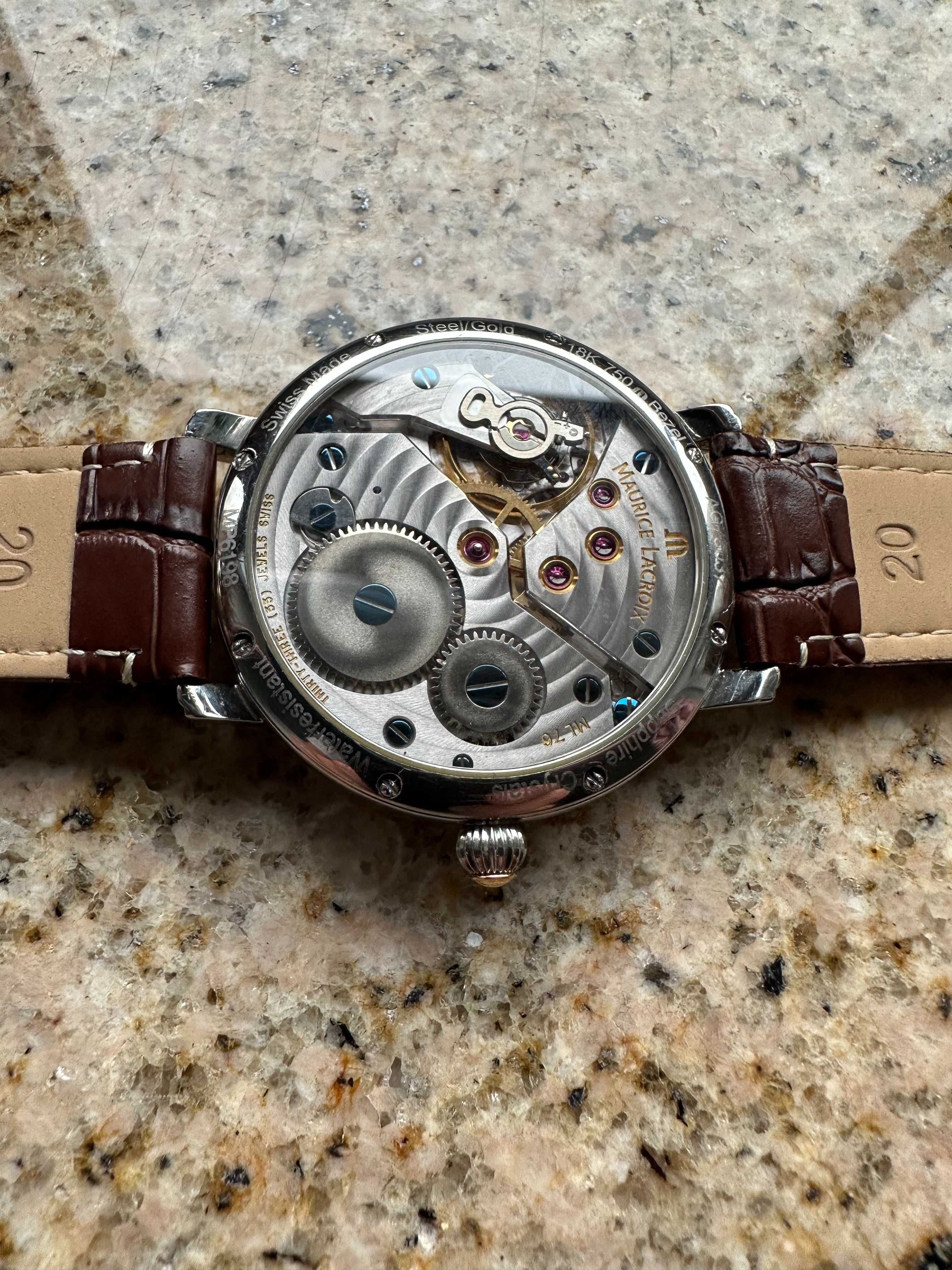 Maurice Lacroix Retrograde Calendrier Masterpiece MP6198