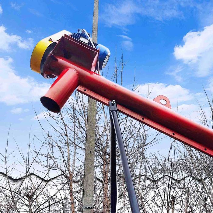 Шнек 219*6м, гвинтовий конвеєр, протруювач, погрузчик шнековый, бункер