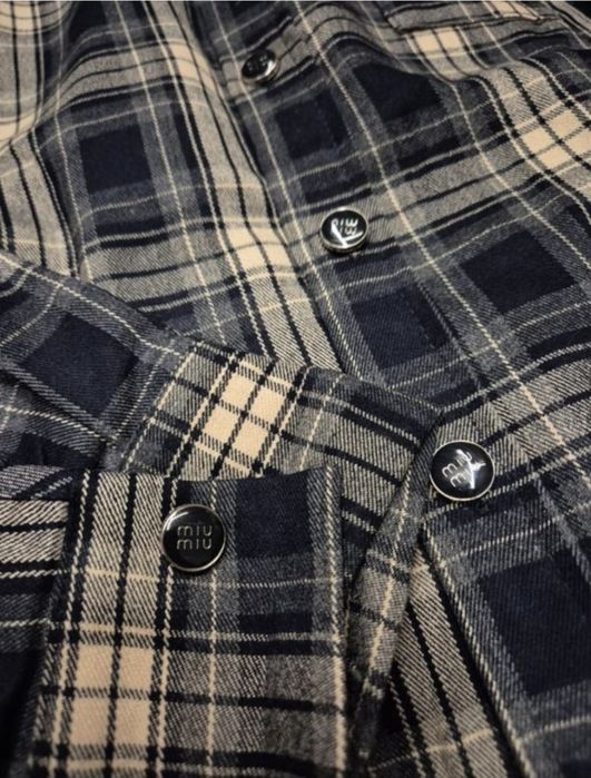 Сорочка рубашка жіноча синя L