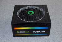 Zasilacz ATX GameMax RGB-1050, 1050W, gwarancja