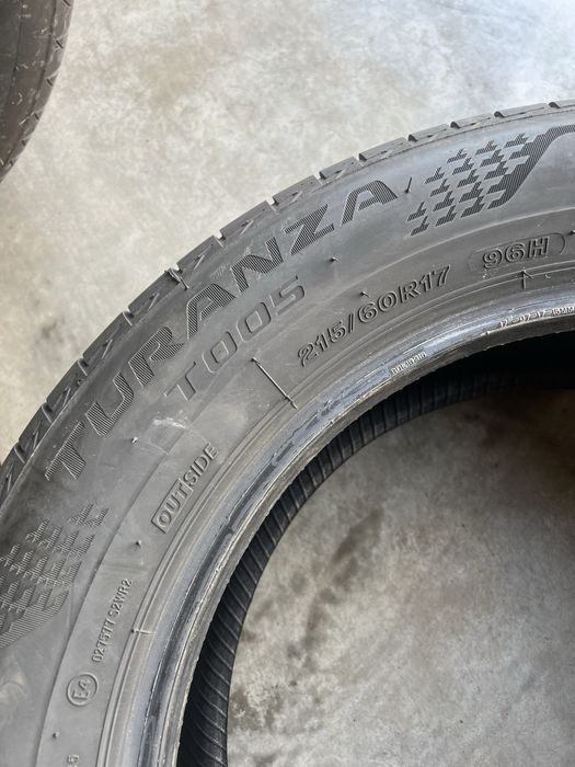 Opony letnie Bridgestone 215/60/17 demo 2023 rok