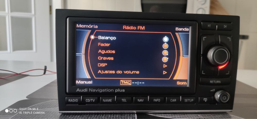 So hoje Rádio RNS-E para  Audi A4 B6/b7 com Bluetooth