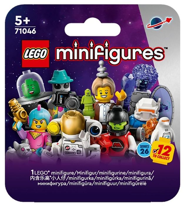 Lego Minifigures 71046 Minifigurki Seria 26 Zestaw 3 Sztuk Lego + Torb