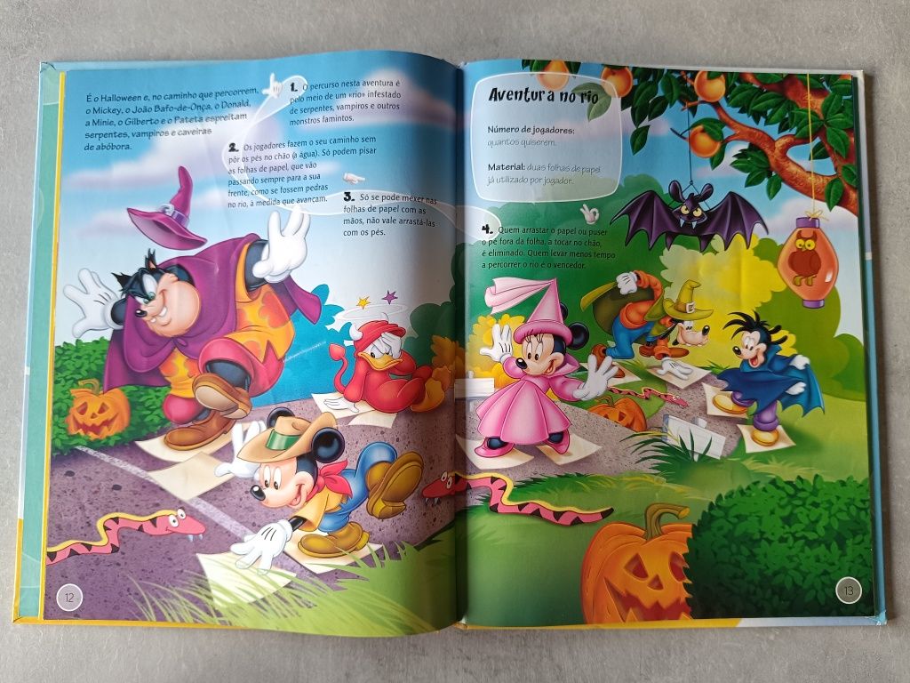 Livro jogos para festas com o Mickey