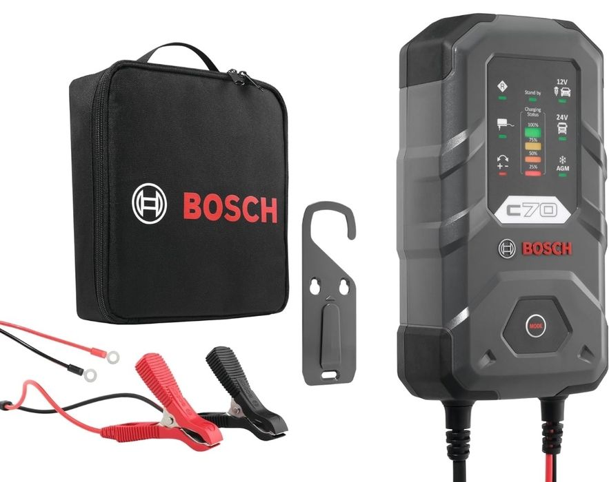 Зарядний пристрій для акумуляторів Bosch C70 12/24V 10A